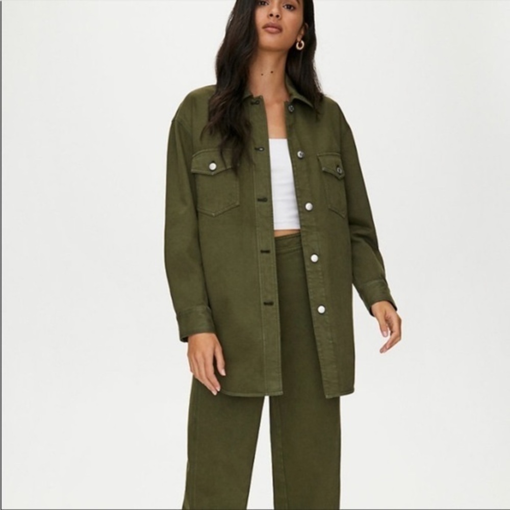 Aritzia Wilfred Free Ganna Shirt Jacket Shacket